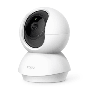 Smart home security camera with sleek design