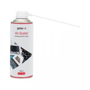 Compressed air duster can for electronics cleaning