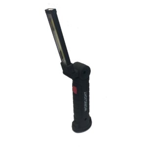 LED foldable worklight with adjustable head