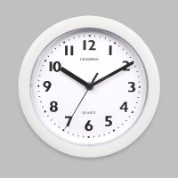 Champion 9 inch Round Clock - White - Doran Electronics