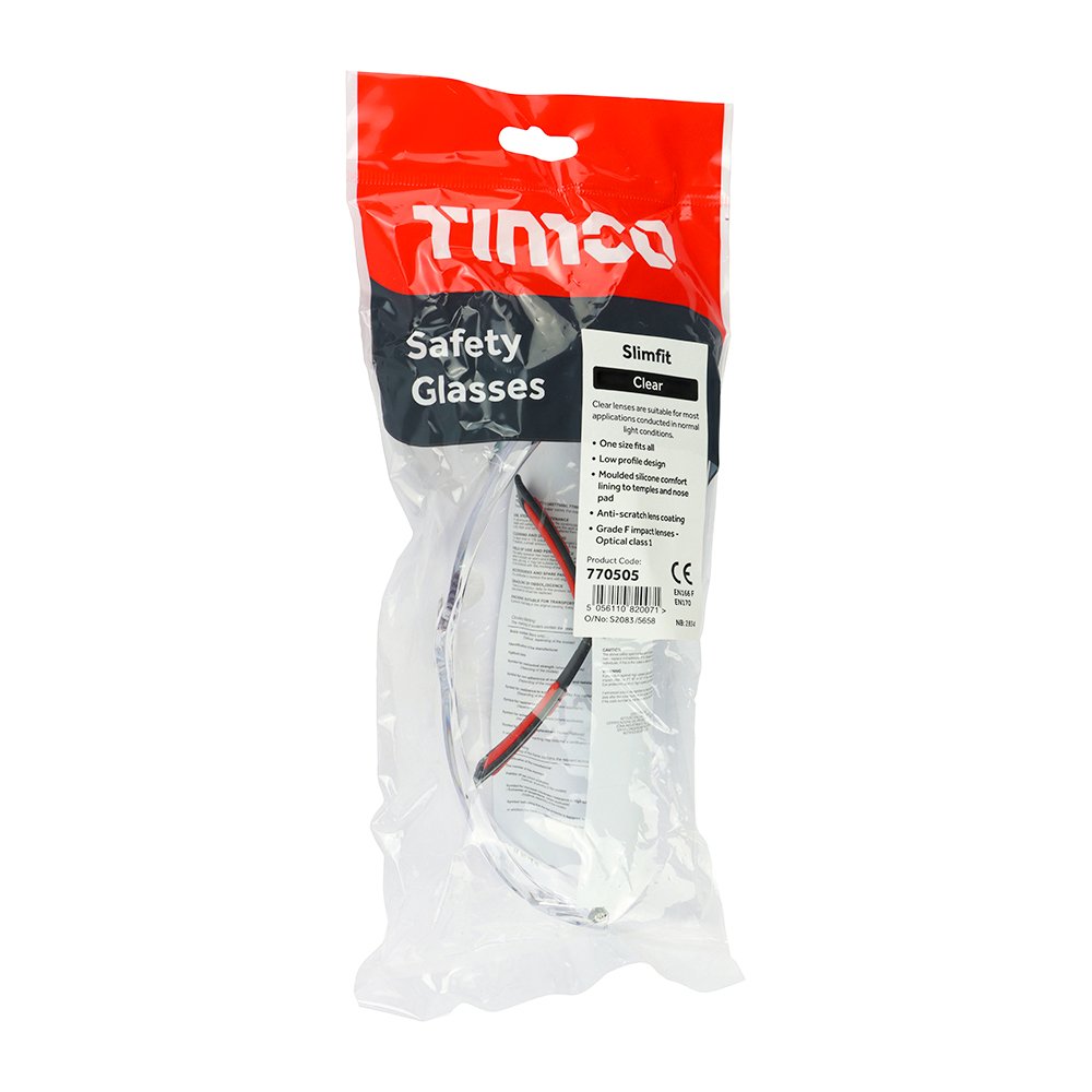 Pack of Timco safety glasses
